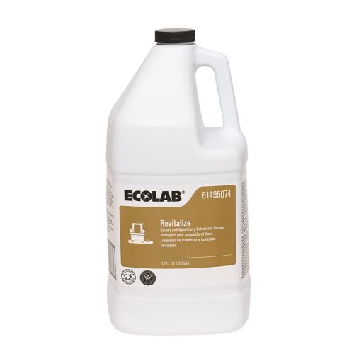 Ecolab® Revitalize Carpet and Upholstery Extraction Cleaner, 1 Gallon, #6195074